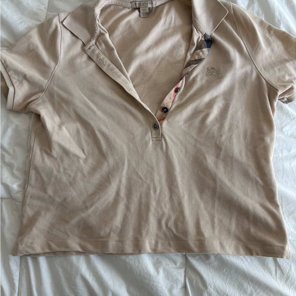 Burberry Beige Polo Shirt